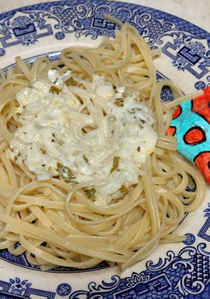 Una foto de Linguini al limón