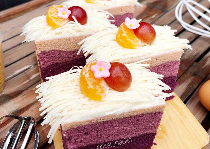 Cake Taro Kukus foto resep utama