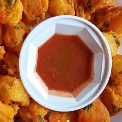 A picture of Viazi karai.