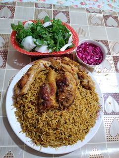 عکسی از دستور دمپخت با گوشت بوقلمون🦃🦃