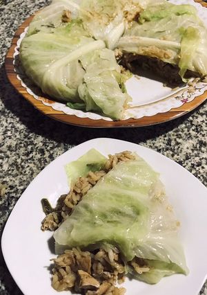 صورة لوصفة ملفوف بالمقلاة