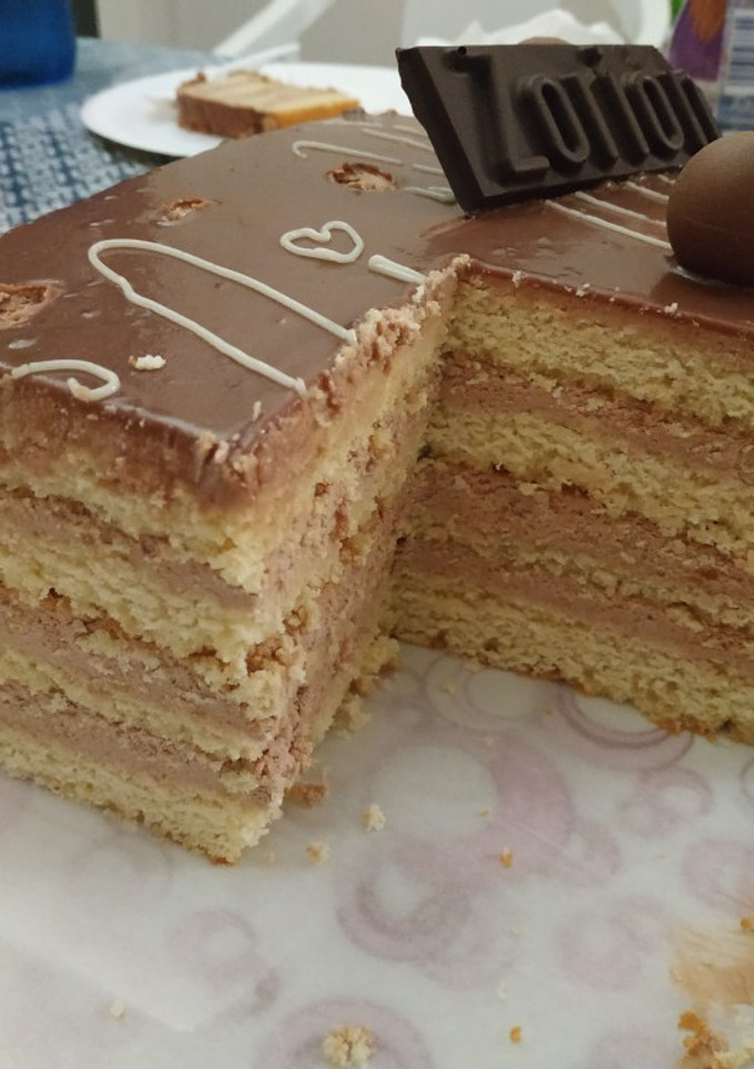 Una foto de Tarta de chocolate con leche
