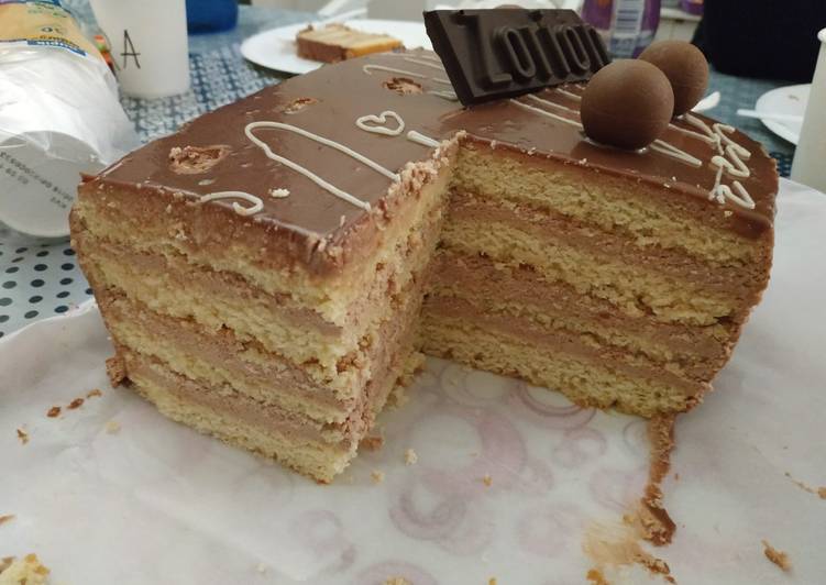 Tarta de chocolate con leche