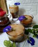 Bubur sumsum mocaf bunga telang