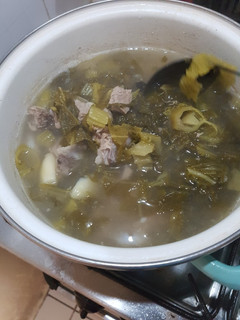 Foto resep 305. Bakut Iga Sayur Asin (Non Halal)