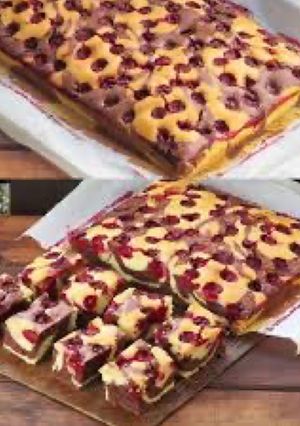 Meggyes lepény kakaósan recept fotója