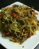 Ức vịt xào sả ớt