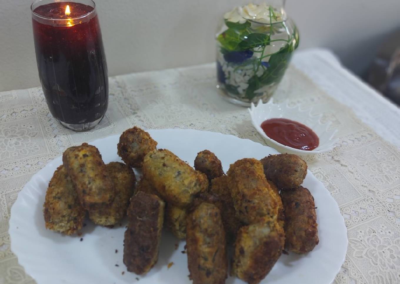 Chicken potato cutlets