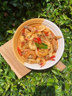 Foto resep Udang Saus Padang
