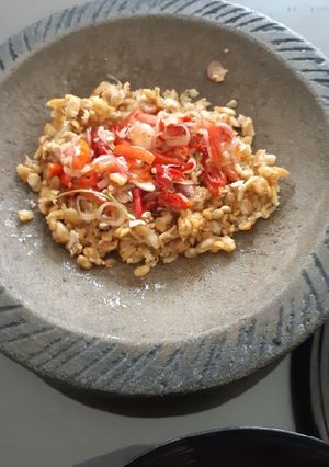 Foto resep Tempe Penyet Sambal Matah Praktis