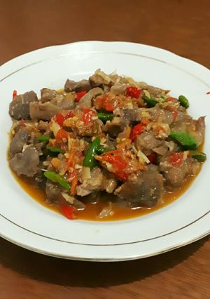 Foto resep Oseng Mercon Sapi