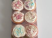 Une photo de cupcake mascarpone