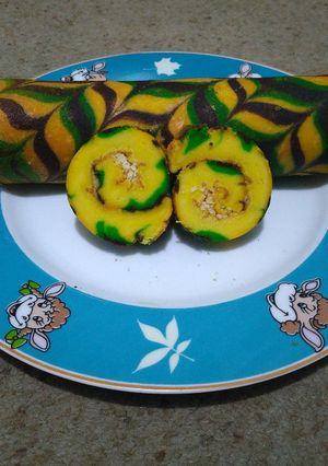 Foto resep Bolu Gulung Loreng