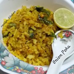 Onion Poha A picture of Onion Poha.