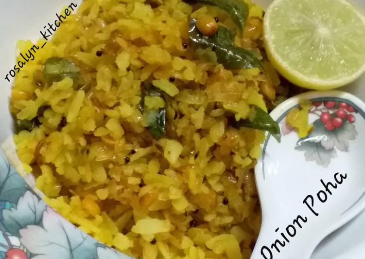 Recipe of Favorite Onion Poha