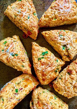 O poză a rețetei Scones sărate.