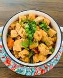 Thịt bằm xào tàu hủ