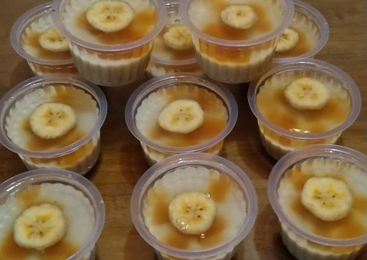 Puding pisang raja