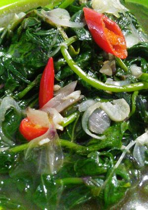 Foto resep Tumis Daun Ketela atau daun ubi