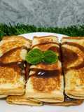 Roti Tawar Panggang Isi Vla Pisang