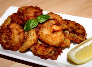 Garnéla rák bundában recept fotója