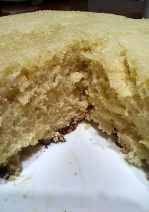 Una foto de Bizcocho de Limón y Vainilla (Sin Horno)