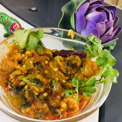 A picture of Baingan ka Bharta.