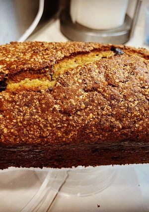 A picture of Chocolate Chip Walnut Banana Bread.