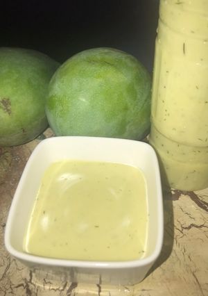 Una foto de Vinagreta de mango verde