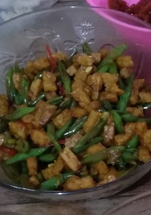 Foto resep Tumis buncis tempe