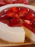 No-Bake Strawberry Cheesecake