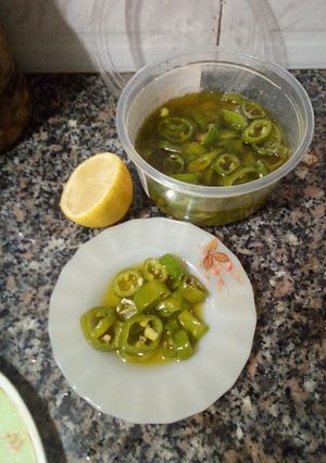 صورة لوصفة فليفلة حارة مكبوسة