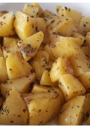 Una foto de Patatas en microondas