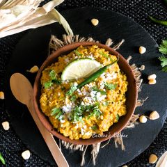 A picture of Bhutte Ka Kees (Street Food from Indore).