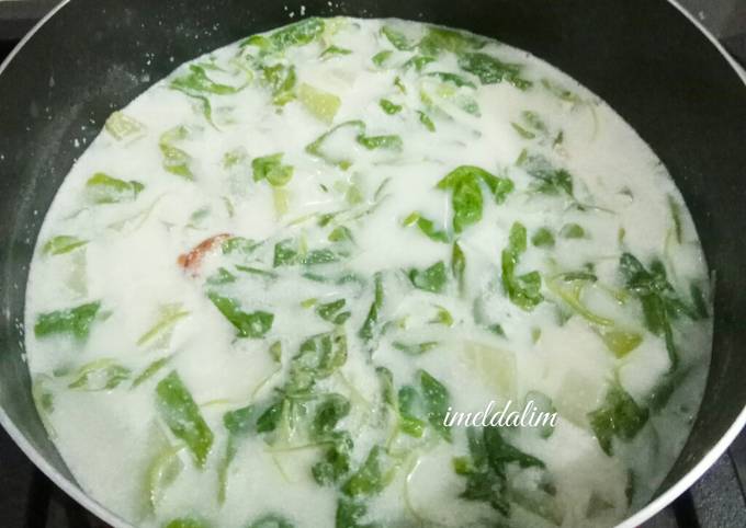 Bobor Bayam Labu Siam