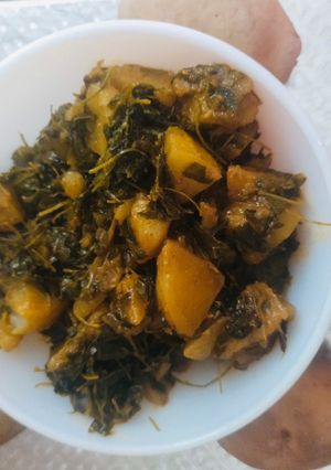 आलू मेथी कि सब्ज़ी (Aloo methi ki sabzi recipe in Hindi) रेसिपी मुख्य फोटो