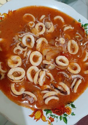 Foto resep Cumi saus padang