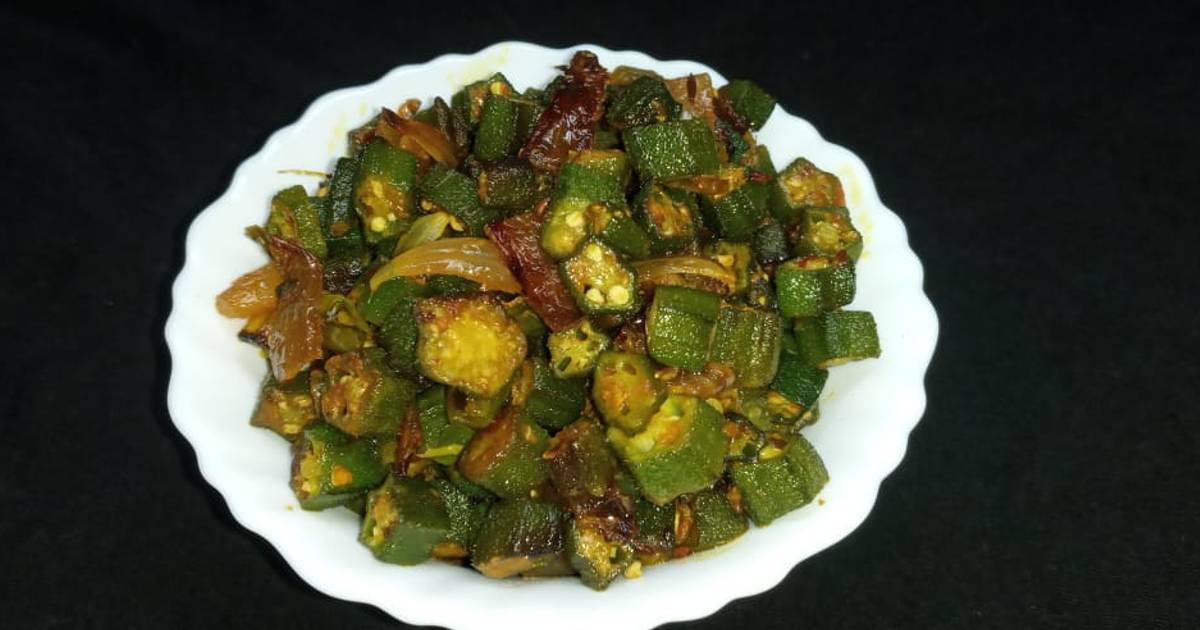 Onion lady finger Recipe by Neelam Gupta Cookpad