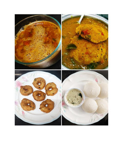 இட்லி,வடை,சாம்பார் (Idly,vadai,sambar) செய்முறை முக்கிய புகைப்படம்