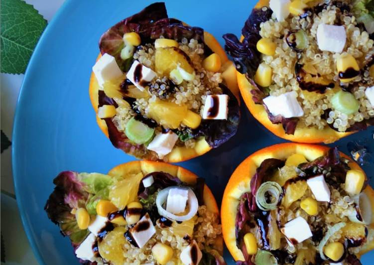 Ensalada de quinoa y naranja