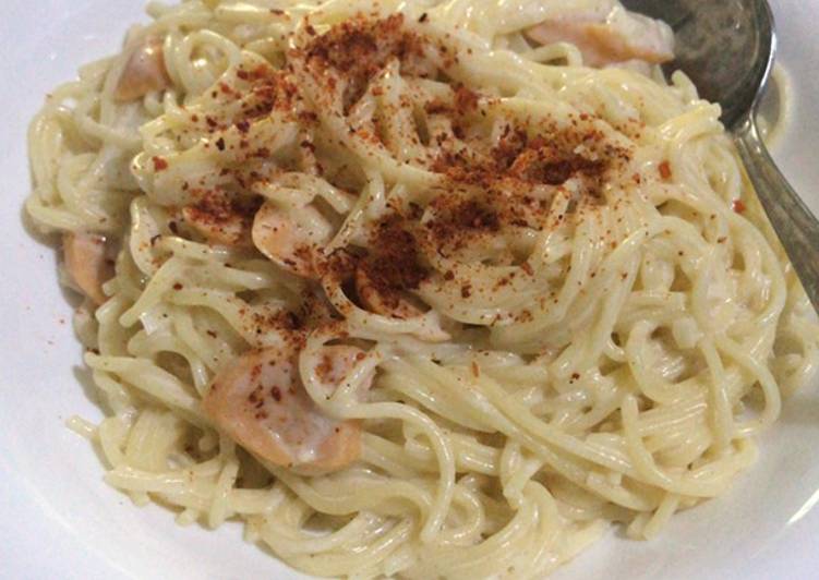Spaghetti Carbonara mudah di buat