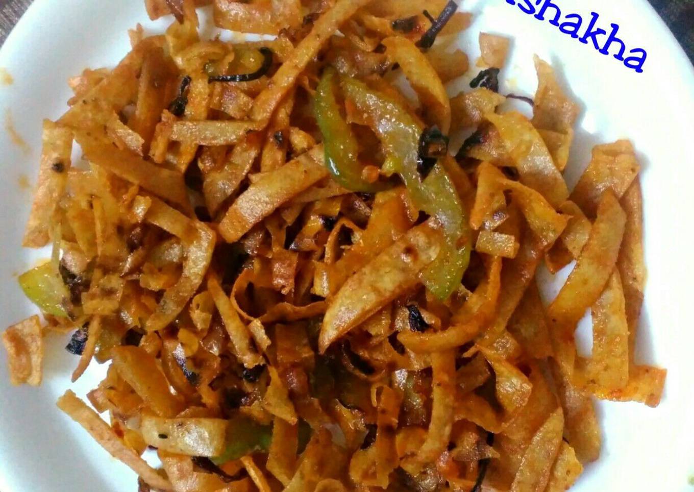 Leftover Roti Noodles