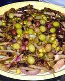 Picada de Chicharrón de Tocino & Vinagreta de Aceitunas