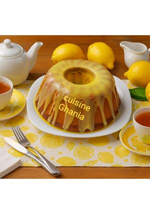 صورة لوصفة كيكة الليمون المنعشة🍋