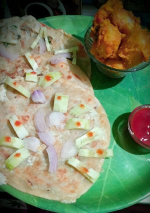 ডিম পরোটা (dim porota recipe in Bengali) রেসিপির প্রধান ছবি