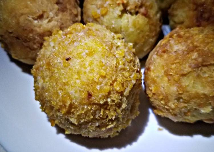 Recipe: Appetizing Crispy Yam Balls This is Secret Recipe  From Best My Grandma's Recipe !!