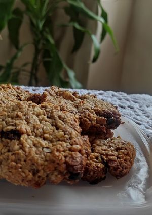 Foto principal de Galletas con avena integral y pasta de maní 🍪