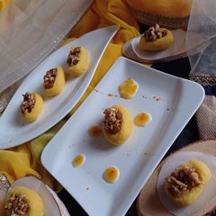 A picture of Saffron Dry Fruits Mawa Katori.