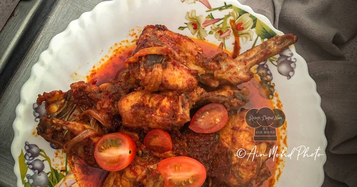 Resipi Ayam Goreng Sambal Oleh Ain Mohd Kitchen Cookpad