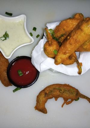 A picture of Green Chili Pakory.
